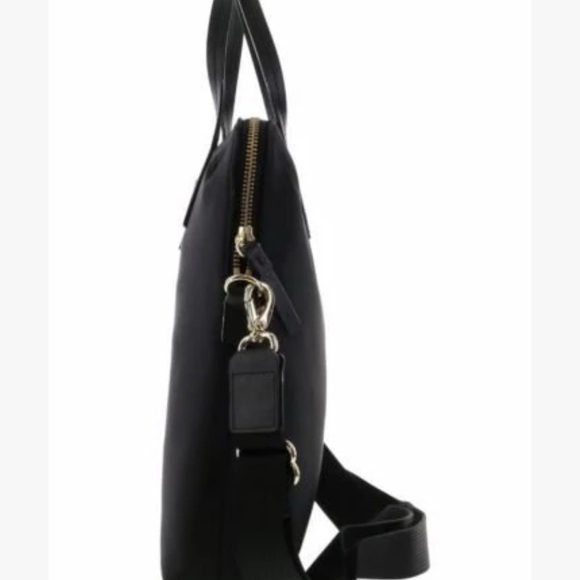 Kate Spade New York Nylon Laptop Work Bag | Black | With Strap - Picture 10 of 11
